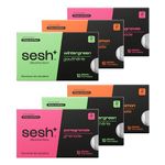 Sesh+ Quit Smoking Aid, Nicotine Gum, 2mg, Mixed Flavour, 60 Pieces