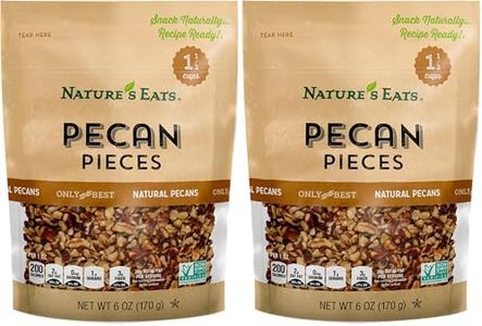 Nature's Eats Pecan Pieces, 6 Ounce (Pack of 2)