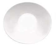 Large Oval Shaped Prometeo Pasta / Soup Bowls in Brilliant White (6 Pieces)