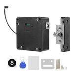 Clickinline Electronic Cabinet Lock Hidden DIY Invisible Cabinet Lock RFID Home Office Smart Drawer Locker for Door Wardrobe Cupboard