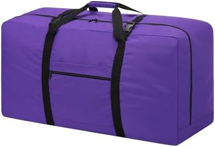 110L Extra Large Duffel Bag 32.5 inch Travel Duffle Bag lightweight Luggage Storage Bag for Outdoor, Camping, Sport-Purple