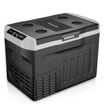 Frigidaire 2-in-1 Portable 12/24V DC & 110-240V AC Compressor Fridge Freezer – Compact for Travel, Car, Camping, Road Trips, Home, Dual Voltage 21qt
