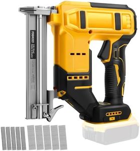 Cordless Brad Nailer Compatible with Dewalt 20V Battery (No Battery), 18GA Brushless Electric Stapler Nailer with 500 Nails and 500 Staples, 2 Mode Cordless Nail Gun for Upholstery, Woodworking