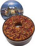 Jane Parker Classic Light Fruit Cake 48 Ounce Ring in a Holiday Tin