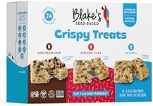 Blake’s Seed Based Crispy Treats – Variety Pack (24 Count), Vegan, Gluten Free, Nut Free & Dairy Free, Healthy Snacks for Kids or Adults, School Safe, Low Calorie Organic Soy Free Snack