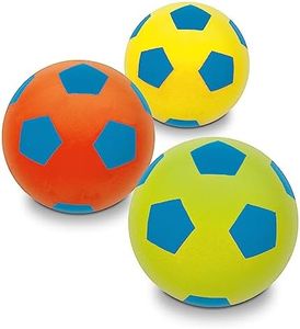 Mondo Toys - SOFT FLUO BALL 200 - Pallone di spugna diametro 20 cm - 1 palla morbida - colori misti - 07926