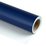 RUSPEPA Navy Wrapping Paper Solid Color for Wedding, Birthday, Shower, Congrats, and Holiday Gifts - 30 Inch x 32.8 Feet