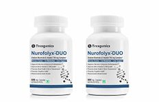 Trexgenics Nurofolyx-Duo Choline-Inositol Complex 750 Mg Nervous System, Brain & Fat Metabolism (60 Veg Capsules, Pack of 2)