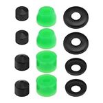 Create idea 12Pcs Long-board Truck Bushings Rebuild Kit 90A PU Shock Absorber Mounts Shock Pads Longboards Skateboards Bridge Pads Bushings Washers Pivot Cups