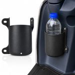 Grandbiker Front Storage Glove Box Bottle Holder | Heavy-Duty Handlebar Side Pocket Cup Holder for Water Bottles, Mobile Phone, Soft Drink Holder Universal for All Scooty