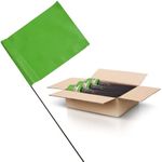 Fluorescent Green Marking Flags 100