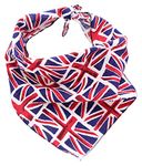 Pet Pooch Boutique Union Jack Bandana for Dog, Small/Medium