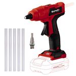 Einhell Power X-Change 18V Cordless Glue Gun - Rechargeable Hot Glue Gun For Crafting, DIY, Woodwork, Upholstery - TE-CG 18 Li Solo Glue Gun With 5 x 11mm Glue Sticks (Battery Not Included)