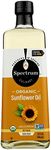 Spectrum Naturals Organic Hi Heat Sunflower Oil, 32 Ounce