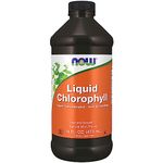 Chlorophyll Liquid from NOW Foods, Detox Drink with Mint Flavour, 473ml Liquid Chlorophyll