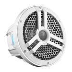 Skar Audio SKM8WD4 8" 500W Max Power Dual 4 Ohm Marine Subwoofer (White)