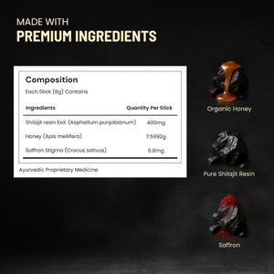 Anecdote Himalayan Shilajit Honey Sticks – Natural Energy Supplement