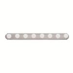 Kichler Lighting 5019NI 8 Light Bathbar Bathroom Light, Brushed Nickel