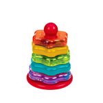 Battat - Stacking Rings - Classic Stackable Baby Toy - 5 Rainbow Rings - Developmental Toys for Babies, Toddlers, 1 Year + (BT2579Z)