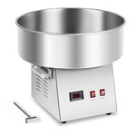 Royal Catering RCZK-1030-W Candy Floss Machine Candy Floss Maker Cotton Candy (1030 W, 1 Portion / 30 s, Ø 52 cm, Stainless Steel)