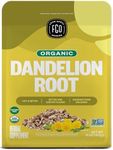 FGO Organic Dandelion Root Loose Tea, Resealable Kraft Bag, 16oz, Packaging May Vary (Pack of 1)