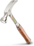 Estwing E16S 16 Oz Rip, Leather Grip Hammer, Smooth Face, 16-Ounce, 12.5-Inch, Straight Claw, Leather & Metal