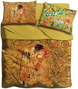 I Love Sleeping Completo Lenzuola Il Bacio di Klimt Digitale Matrimoniale Q951