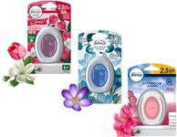 Bathroom Air Freshener Assorted Bundle - Pack of 3 Mrs Hinch Country Garden, Blossom Breeze, Crocus & Bluebell 2in1 Room Fresheners For Home. Toilet Bathroom Odour Eliminator & Refresher with Card