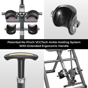 Innova ITX9900 Inversion Table with Air Lumbar Support – Black/Gray
