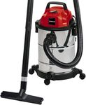 Einhell TC-VC 1820 S wet and dry vacuum cleaner (1,250 W, 20 l stainless steel tank, blow connection, 4 castors, Ø 36 mm suction hose + extension, floor nozzle, filters)