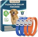 Dog Flea and Tick Collar 4 Pack, Wa