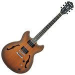 Ibanez AS53TF Electric Guitar, Trans Finish, Brown