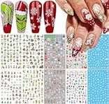 10 Sheets Christmas Nail Stickers 3