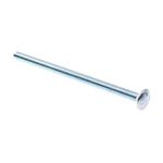 Prime-Line 9062583 Carriage Bolts, 1/4 in.-20 X 4-1/2 in., A307 Grade A Zinc Plated Steel (50 Pack)