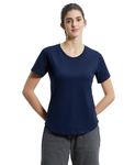 Jockey Crew Neck T-Shirt For Women AW88_Navy Blazer_M