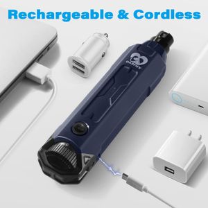 Casfuy 6-Speed Dog Nail Grinder – Rechargeable Pet Nail Trimmer