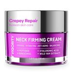 Vigority Crepey Neck Firming Cream – Made in Korea Neck & Décolleté Moisturizer with Peptides & Bakuchiol – Hydrating Cream for Wrinkles & Crepey Skin – 1.69 fl oz