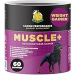 ProDog Muscle+ Dog Weight Gainer | 76% Protein Per Scoop - 60 Servings | Must Have For Dogs Struggling To Gain Weight | Aids Injury Recovery | Perfect for Fussy Eaters, Underweight, Malnourished Dogs