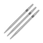 TARGET Darts Swiss Points, Fire Swiss Point Dart Tips (3 Pack Set of Tips) 40MM, Silver | Change Dart Points, Professional Darts Accessories