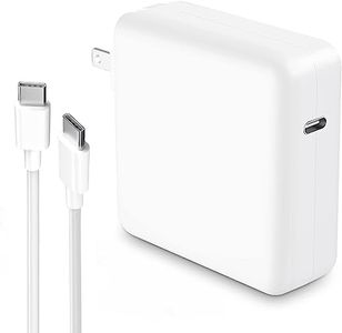 Mac Book Pro Charger, 61W/67W USB C Charger Power Adapter for MacBook Pro/Air 13/14 Inch, for MacBook 12 Inch, Included USB-C to USB-C Charge Cable (6.6ft/2m)