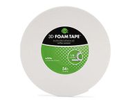 iCraft 5610 3D Foam Tape Jumbo Rolls, White