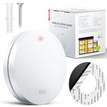 Smoke Alarm 2024, Fire Alarm 10-Year Battery Winner, Fire Detector, No Drilling, 85dB, Smoke Detector, Standalone, Non-Interconnection