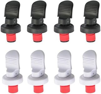 Tappi per Bottiglie di Vino, 8 PCS Tappo per Vino in PP, Tappi per Bottiglie Riutilizzabili Tappo Vino Sottovuoto, per Conservare ​la Birra Champagne, Keep Fresh per Vino Birra