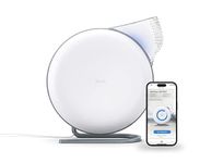 IQAir Atem Desk Personal Air Purifier HyperHEPA Filter, up to 150 sq.ft. Coverage - Bacteria, Viruses, Airborne Contaminants, Allergens, Pets, Asthma Triggers, Pollen, Dust; Swiss Made (White)