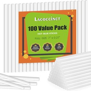 Hot Glue Sticks, 100 Pack Clear Mini Glue Sticks 0.27” x 7” Long Hot Melt Adhesive Glue Sticks Multipurpose for DIY Art Craft Sealing Repair Festival Decor Sticky Projects