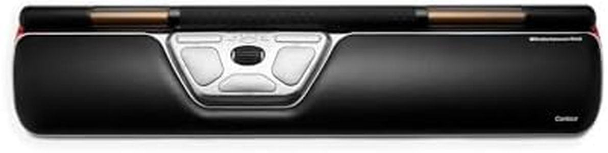 Contour RollerMouse Red Ergonomic Mouse for Shoulder Forearm Wrist Strain Relief for RSI Carpal Tunnel Centered Rollerbar 6 Customizable Buttons 10 Speed Settings Mac/PC Compatible Wireless - Regular