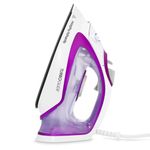 Morphy Richards TurboGlide Steam Iron, Ceramic Non-stick Soleplate, 150g Steam Boost, 40g Steam Output, 400ml Water Tank, Anti Drip, Anti Scale, Auto Shut-off, 3m Cord, 2800W, Purple, 302000