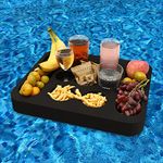 RAMIEYOO Floating Drink Holder,Refreshment Table Tray for Pool Beach Party or Hot Tub Float Loung-Versatile & Portable Serving Bar