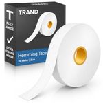 TRAND Hemming Tape - 20M x 2CM - Extra Strong - Iron On Hemming Tape For Trousers, Sewing & Fabric - Iron-On Hem Tape Adhesive - Hemming Web - NO SEWING REQUIRED