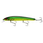 Bomber Lures BSW16AXM7 Heavy Duty Long Lure, A7/8 oz, 6", Fire River Minnow